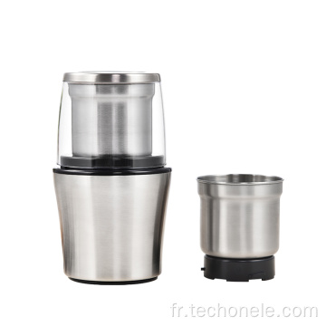 Appareil domestique en acier inoxydable Grinder de café portable 70G 200W Power